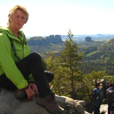 In Saechsischer Schweiz Am Wasserfall