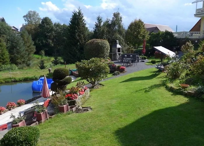 In Saechsischer Schweiz Am Wasserfall